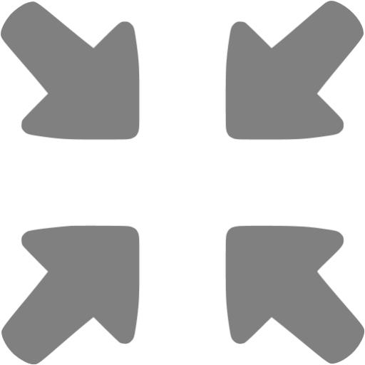 Gray Collapse Icon