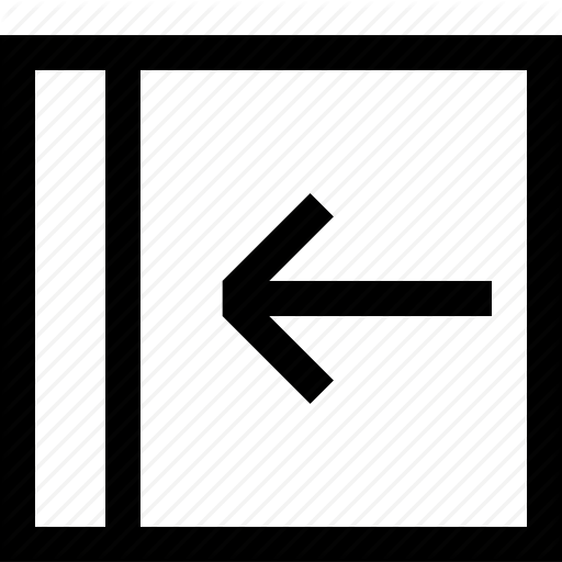 Arrow, Collapse, Left, Menu, Web Icon