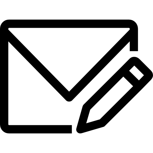 Envelope With Pencil Icons Free Download