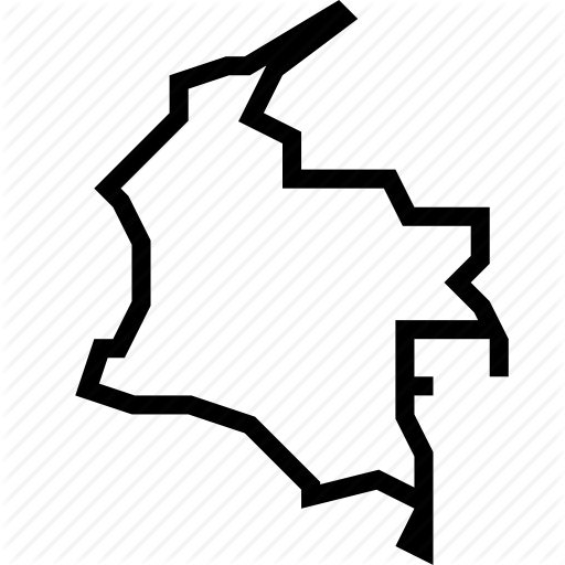 Colombia, Map Icon