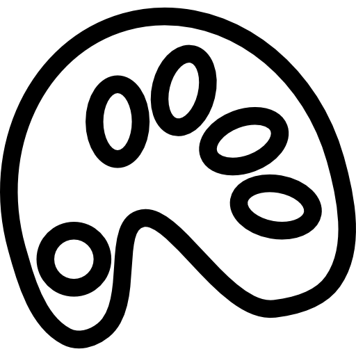 Paint Color Palette Icons Free Download