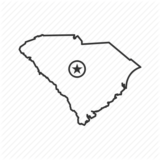 American State, Capital, Columbia, Geography, Map, South Carolina