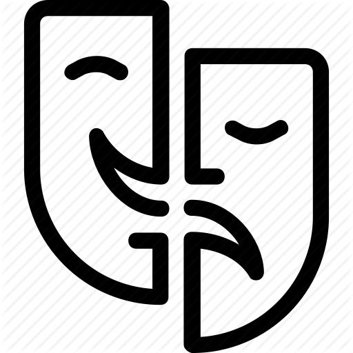 Comedy, Mask, Show, Theater, Tragedy Icon