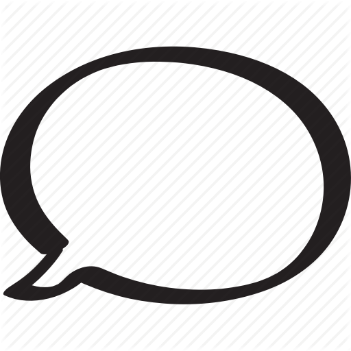 Comic, Round, Speak Icon