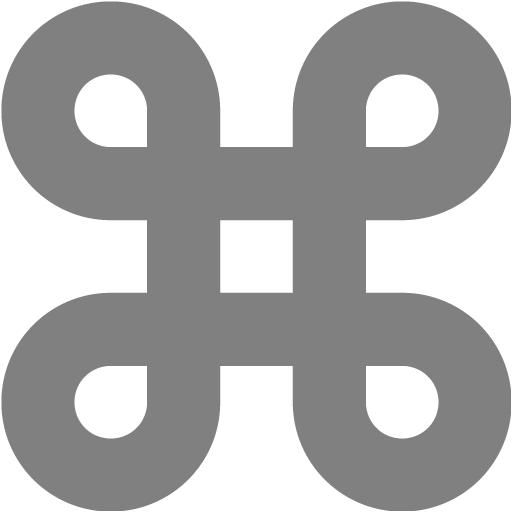 Gray Command Icon