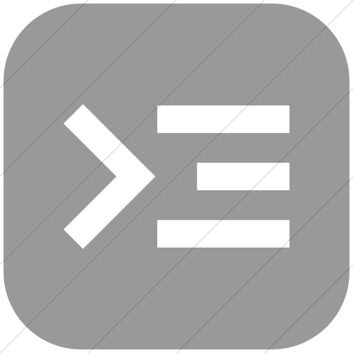 Flat Rounded Square White On Light Gray Raphael Command