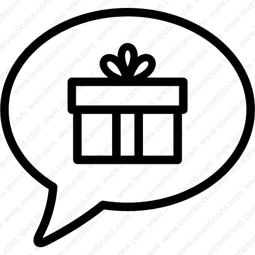 Download Comment,comments,message,messages,gift Icon Inventicons