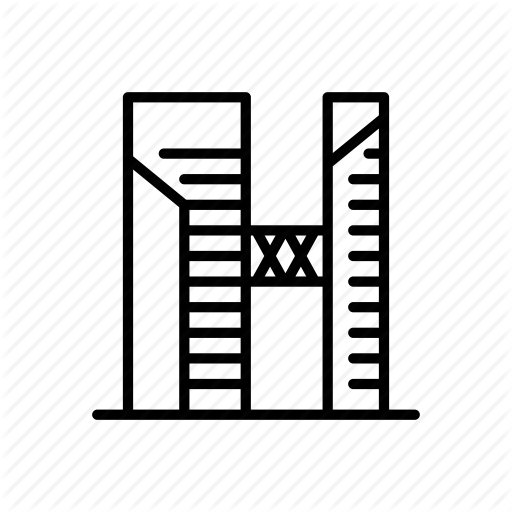 Architecture, Building, Commercial, Property, Real Estate Icon
