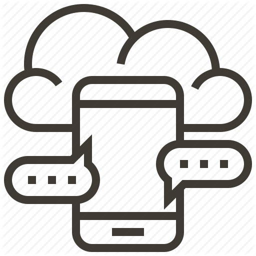 Cloud, Communication, Device, Message, Mobile Icon