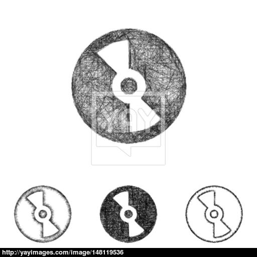 Compact Disc Icon Set