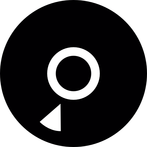 Compact Disc Silhouette Icons Free Download