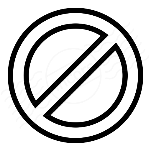 Iconexperience I Collection Sign Forbidden Icon
