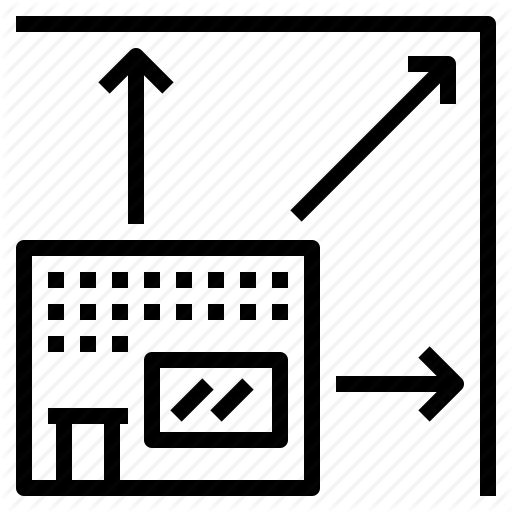 Business, Change, Company, Scalable, Size Icon