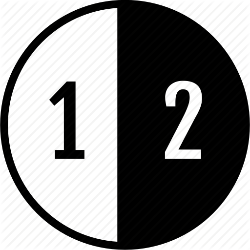 Chart, Comparison, One, Two Icon