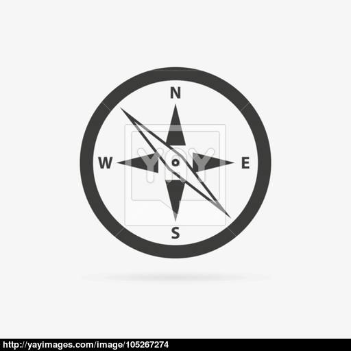 Vector Compass Icon Vector