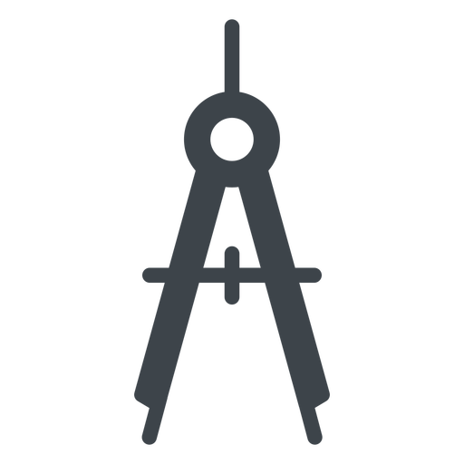 Bow Compass Flat School Icon