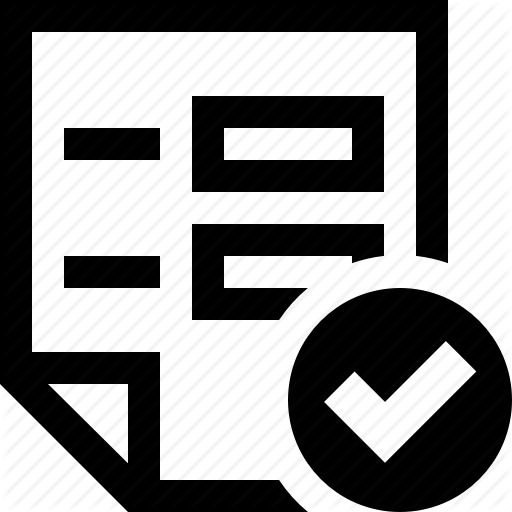 Complete, Field, Fill, Form, Ok, Valid, Verify Icon