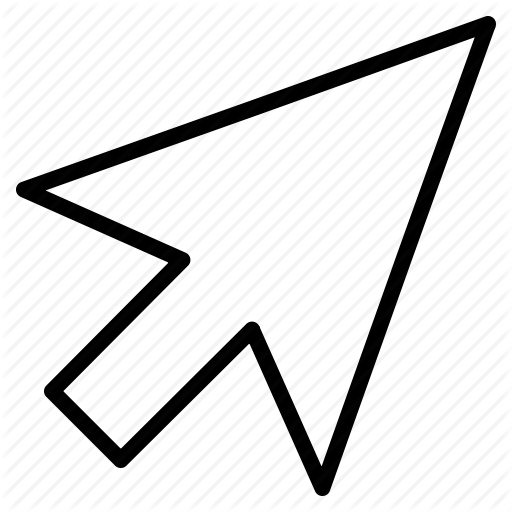 Arrow, Computer, Connection, Email, Internet, Mouse, Outline Icon