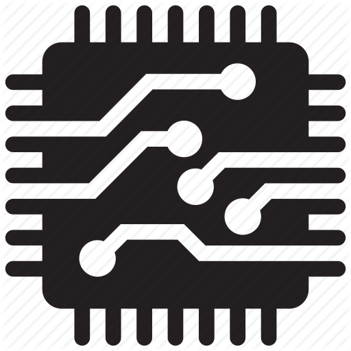 Download Silicon Chip Icon Clipart Integrated Circuits Chips