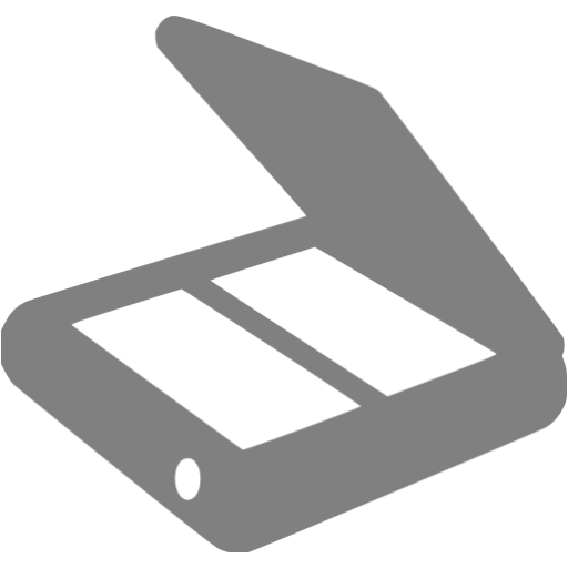 Gray Scanner Icon