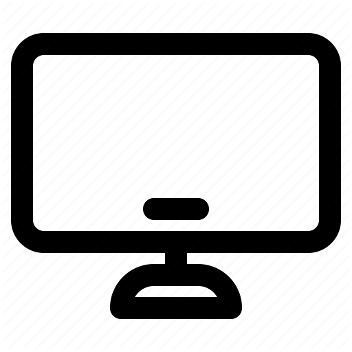 Computer, Hardware, Monitor, Screen, Technology Icon
