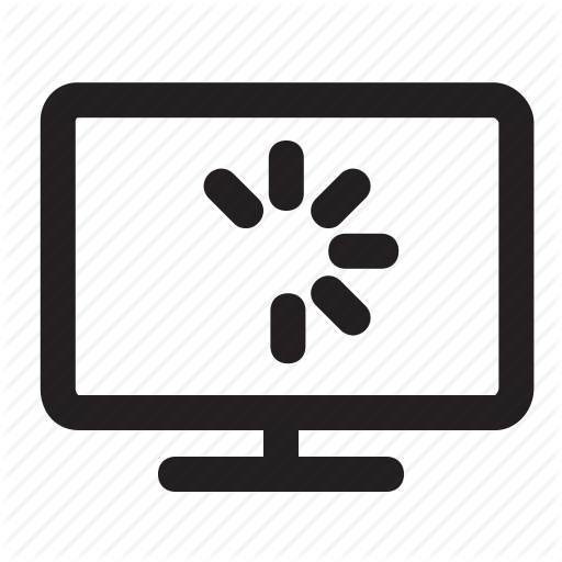 Computer, Loading, Processing, Screen, Slow, Waiting Icon