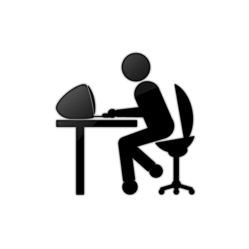 Computer Person Icon