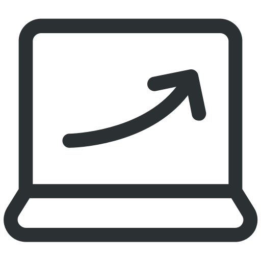 Vector Laptop Graph Huge Freebie! Download For Powerpoint