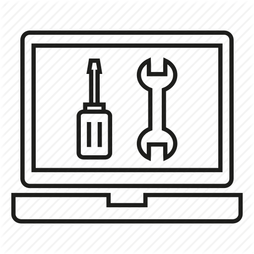 Computer, Fix, Laptop, Repair, Tools Icon