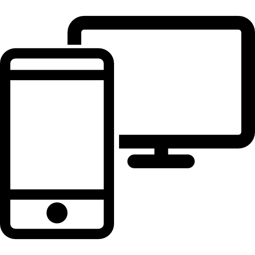 Mobile Phone And Computer Screen Icons Free Download