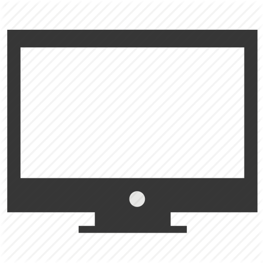 Blank, Computer, Display, Monitor, Screen Icon