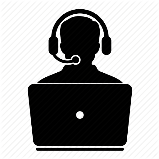 Computer, Customer, Headphone, Laptop, Support, User Icon