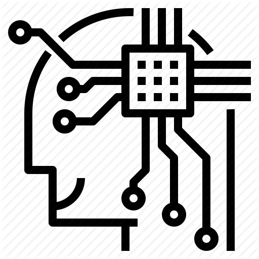 Chip, Computer, Human, Mind, Smart, Technology Icon