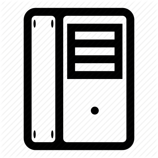 Computer, Hardware, Pc, Pc Tower, Server, System Unit, Technology Icon