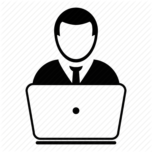 Admin, Computer, Laptop, User, Worker Icon