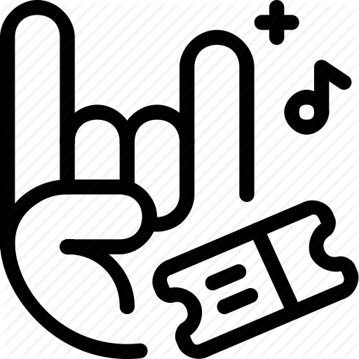 Concert, Ticket Icon