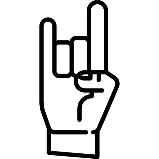 Concert Flat Black Icon