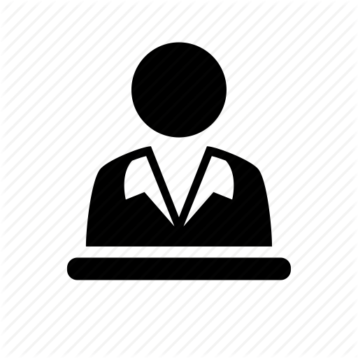 Concierge, Help Desk, Manager, Person, Service Icon