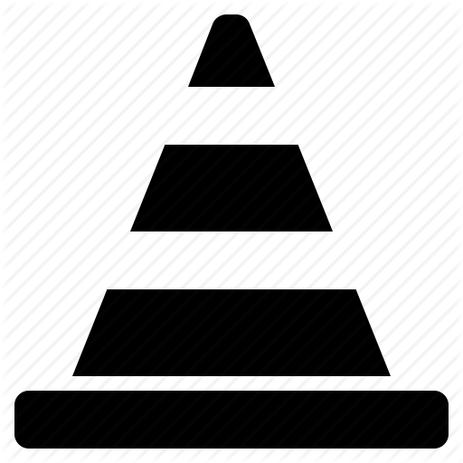 Building Tool, Construction Tool, Traffic Cone Icon