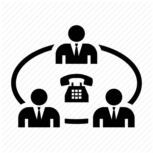 Business, Call, Conference, Group, Office, Skype, Work Icon