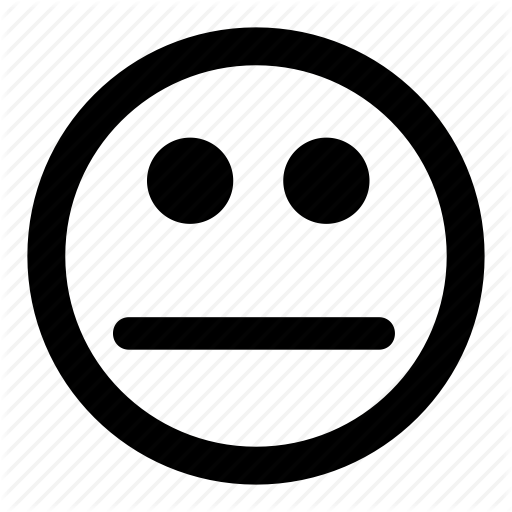 Confused, Emoticons, Plain, Quiet, Speechless, Unsure Icon