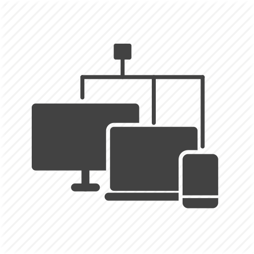 Cloud, Connected, Devices, Digital, Mobile, Table, Technology Icon