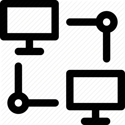 Computers, Connected, Devices, Internet, Network, Online, Screens Icon