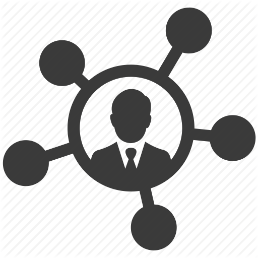 Business, Connection, Links, Man, Nodes, Social Icon