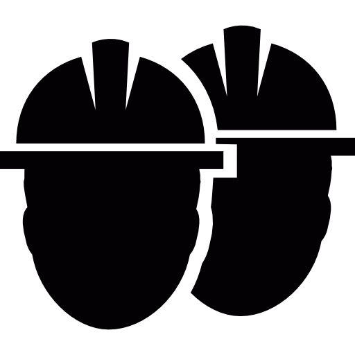 Work, Social, Safety, Miners, Job, Helmet Icon