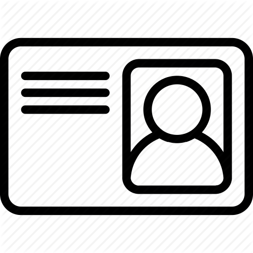 Card, Contact, Essentials, Id, Outline Icon