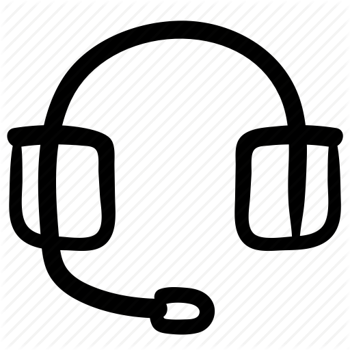 Call Center, Communication, Contact, Doodle, Headset, Service Icon