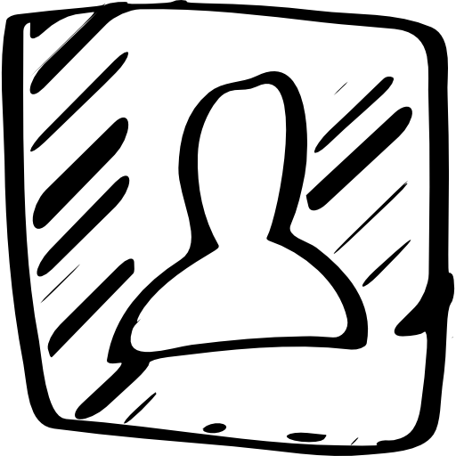 Contact Sketched Social Symbol Icons Free Download