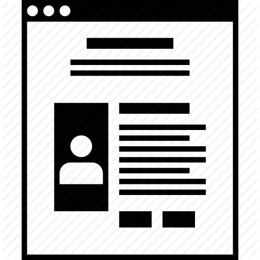 Contact Profile, Profile Page, Resume, User Flow, User Interface