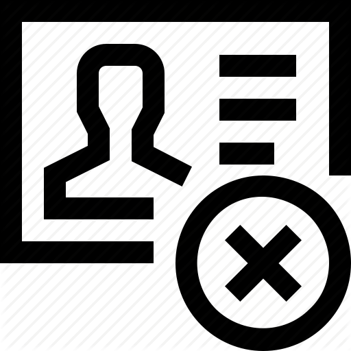 Business, Card, Contact, Data, Delete, Identification, Info Icon